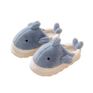 Kawaii Shayu Slipper Plush Toy - Blue
