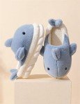 Kawaii Shayu Slipper Plush Toy - Blue