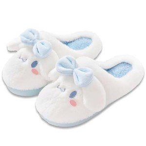 Kawaii Cloud Plush Slippers for Cozy Comfort