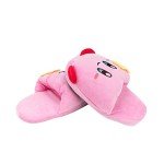 Cute Kirby Fuzzy Anime Slip-On Plush Slippers
