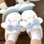 Kawaii Cloud Plush Slippers for Cozy Comfort