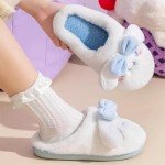 Kawaii Cloud Plush Slippers for Cozy Comfort