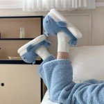 Kawaii Whale Plush Slippers for Cozy Comfort