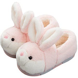 Kawaii Bunny Plush Slippers for Cozy Comfort