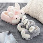 Kawaii Bunny Plush Slippers for Cozy Comfort