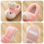 Kawaii Bunny Plush Slippers for Cozy Comfort