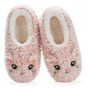 Kawaii Plush Cat Slipper Socks - Funny & Cozy