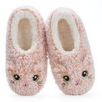 Kawaii Plush Cat Slipper Socks - Funny & Cozy