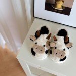 Kawaii Cloud Plush Slippers for All Ages