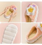 Kawaii Star Plush Slippers for Women and Men