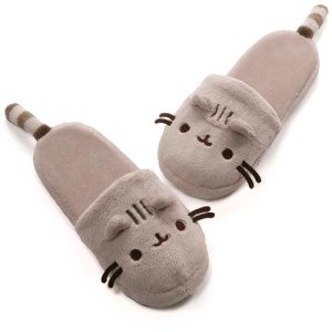 Pusheen Cat Kawaii Plush Slippers - One Size