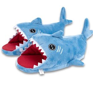 Kawaii Shark Slippers | Cute Plush Anime Shoes