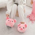Cute Pig Kawaii Plush Slippers for Home
