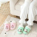 Kuromi Plush Open Back Slippers for Women