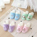 Kuromi Plush Open Back Slippers for Women