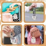 Adorable Hamster Plush Keychain Set - Kawaii Charm