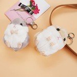 Adorable Hamster Plush Keychain Set - Kawaii Charm