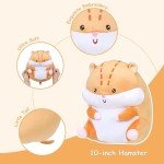 Adorable 10-Inch Kawaii Hamster Plush Toy