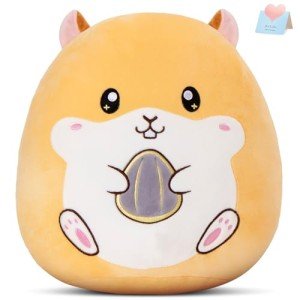 CozyWorld 12" Cute Hamster Plush Pillow Toy