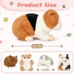 Adorable Mommy Hamster with Baby Guinea Pig Plushies
