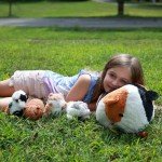 Adorable Mommy Hamster with Baby Guinea Pig Plushies