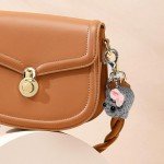 Cute Plush Sad Hamster Keychain for Bags
