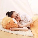 Kawaii Hamster Plush Toy Pillow - 15.7" Brown