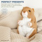 Cheeks Plush Hamster - Adorable Kawaii Toy