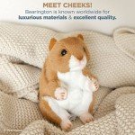 Cheeks Plush Hamster - Adorable Kawaii Toy