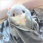 YunNasi Pink Hamster Plush Toy with Blanket