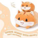 Cute Yellow Hamster Kawaii Plush Body Pillow