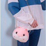 Kawaii Pink Hamster Plush Crossbody Bag