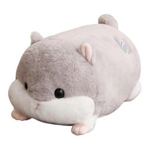 Kawaii Hamster Plush Pillow for Cozy Hugs