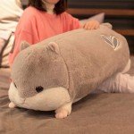 Kawaii Hamster Plush Pillow for Cozy Hugs