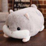 Kawaii Hamster Plush Pillow for Cozy Hugs