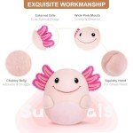 Kawaii 13'' Axolotl Plush Cuddle Pillow