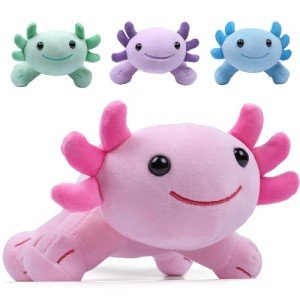 Cute Pink Axolotl Plush Toy - Kawaii Stuffed Animal