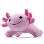 Cute Pink Axolotl Plush Toy - Kawaii Stuffed Animal
