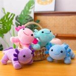 Cute Pink Axolotl Plush Toy - Kawaii Stuffed Animal