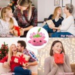Cute Strawberry Axolotl Plush Toy - Kawaii Gift