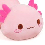 Cute Pink Axolotl Plush Pillow - Kawaii Toy