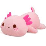 Cute Pink Axolotl Plush Pillow - Kawaii Toy