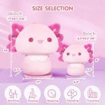 Kawaii Axolotl Mushroom Plush Pillow - 8