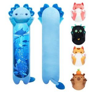 Cute Long Cat & Axolotl Plush Toys