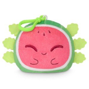 Sweet & Sour Watermelon Axolotl Plushie Keychain