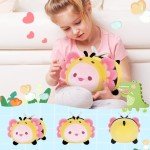 Cute Axolotl Bee Plush Pillow Toy for Kids