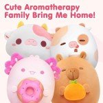 Kawaii Donut Axolotl Plush with Scented Pouch