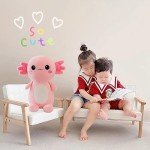 Kawaii Axolotl Plush Toy - Soft Cuddly Pillow