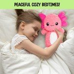 Kawaii Axolotl Heating Pad Plush Toy