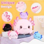 Kawaii Axolotl Mommy and Baby Plush Set